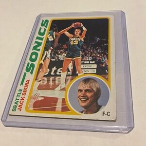 Jack Sikma RC Rookie 1978 Topps Basketball Card Vintage